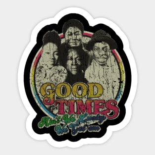 RETRO STYLE - GOOD TIMES tv shows 70S Sticker